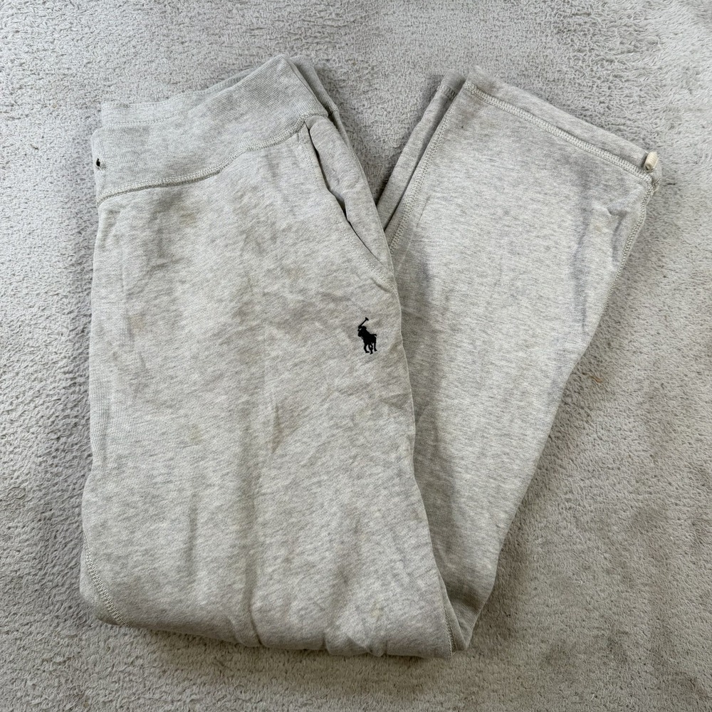 Polo Ralph Lauren Sweatpants Mens Small Grey Fleece Pony Casual Joggers